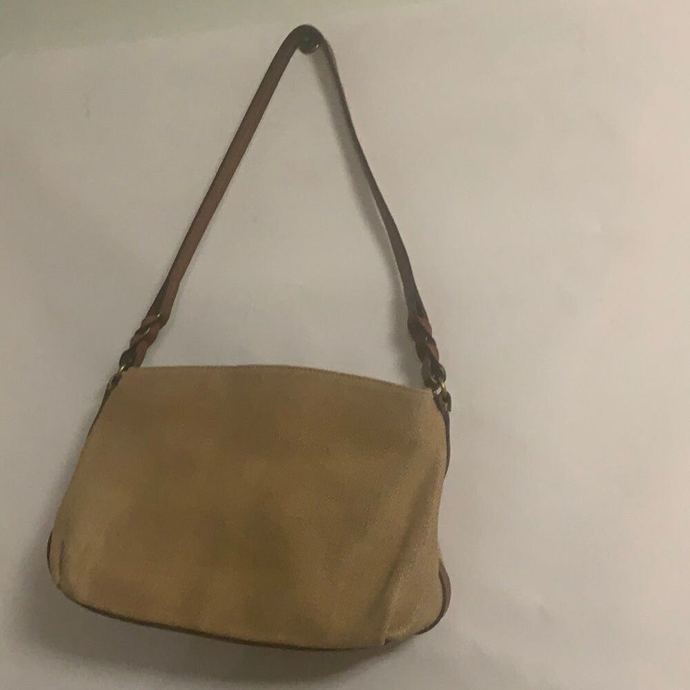 FOSSIL 5 COMPARTMENT BAG LEATHER HANDLE - Picture 2 of 10